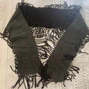 100% Cashmere Scarf Gray 64” Long
